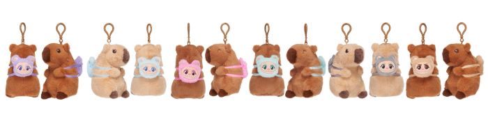 (Mis 0) CAPIBARA Portachiavi Peluche…x120